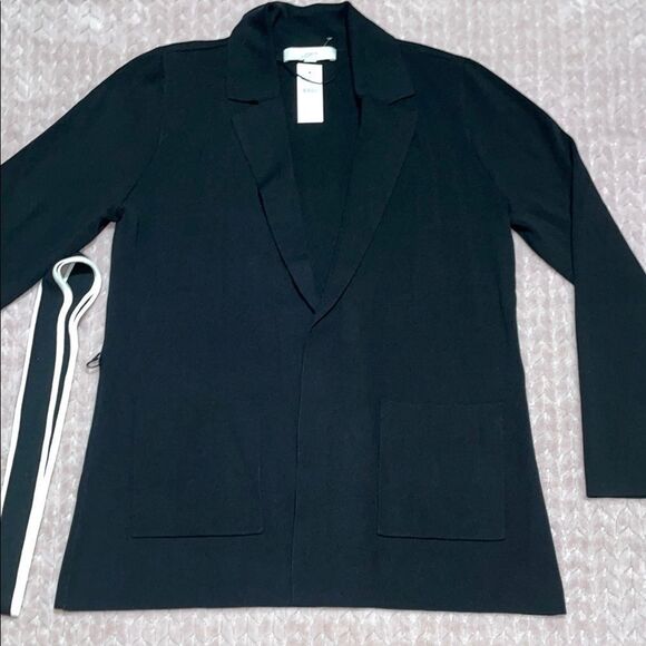 Loft Womens Black Cardigan with Waist tie - Picture 1 of 6